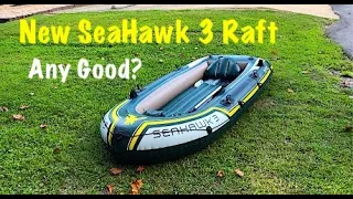 SeaHawk 3 Inflatable Two Person Boat Raft
