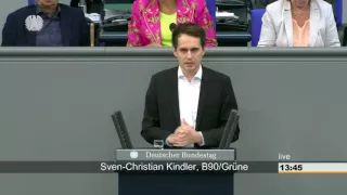 „Soziale Spaltung verschärft“ – Sven-Christian Kindler zum Bundeshaushalt 2017