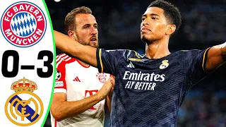 Bayern Munich vs Real Madrid 0-3 - All Goals and Highlights - 2024 🔥 BELLINGHAM