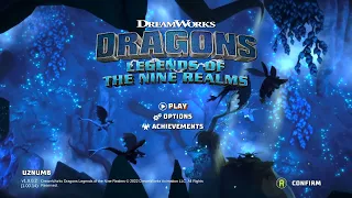 DreamWorks Dragons: Legends of the Nine Realms Title Screen (PC, PS4, PS5, X1, XSX, XSS, Switch)