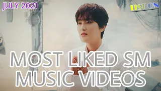 [TOP 50] Most Liked SM Artists Music Videos | July 2021