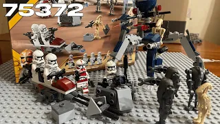 ОБЗОР набора LEGO Star Wars 75372 Clone Trooper & Battle Droid Battle Pack