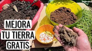 SIN GASTAR UN EURO! Mejora tu tierra de cultivo: SIRVE PARA HUERTO, BANCAL y JARDINERA || en20metros