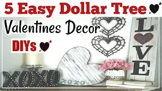 Dollar Tree Diy Valentines Decor | Simple & Easy DIYs | Momma From Scratch