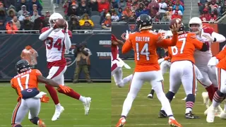 Jalen Thompson picks off Andy Dalton Arizona Cardinals vs Chicago Bears