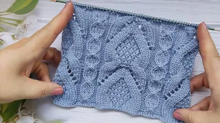 Cable Stitch Knitting Pattern| Zopfmuster stricken | Punto Trecce ai ferri| Point Torsades au Tricot