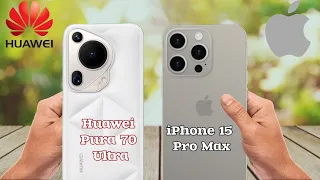 Huawei Pura 70 Ultra 🆚 iPhone 15 Pro Max características descripción full