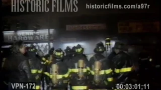 3 ALARM FIRE TAXPAYER 42-39 BELL BLVD, QUEENS - JANUARY 1990