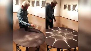 Amazing Resonance Experiment Creates Awesome Sand Art