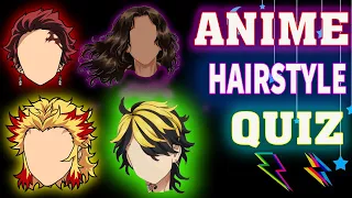 ADIVINA el PELO del PROTAGONISTA de ANIME | ANIME HAIRSTYLE QUIZ TOKYO REVENGERS - KIMETSU NO YAIBA