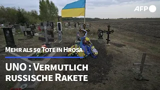 UNO: Dorf in Ukraine wahrscheinlich mit russischer Rakete angegriffen | AFP