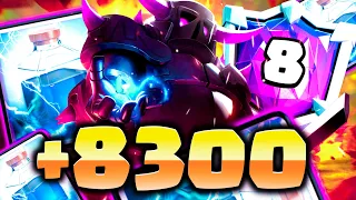 🏆+8300 & TOP 8 with PEKKA RAM Lightning🥰-Clash Royale