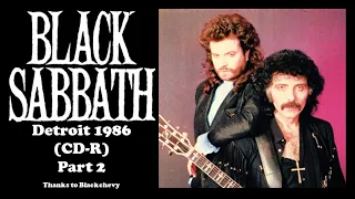 Black Sabbath & Glenn Hughes - Detroit 1986 - Part 2 (CDR)