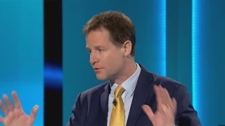 Nick Clegg and Ed Miliband clash over tuition fees at leaders' debate