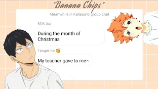 Haikyuu Texts--During the month of Christmas //Christmas Special//