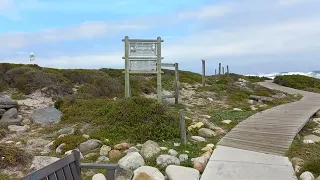 Kommetjie coastline walk about on a grey September day in Cape Town