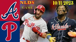 Braves vs Phillies NLDS GAME Highlights Oct 11, 2023 - MLB Highlights | MLB PLAY OFFS 2023