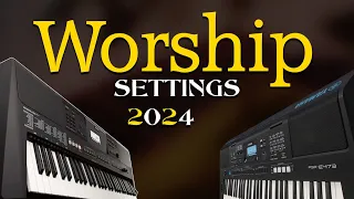 2024 PSR-E473 WORSHIP SETTINGS