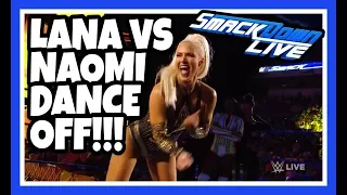 😂 Reaction | Lana vs Naomi - Dance Off!!! | WWE Smackdown Live May 29,2018