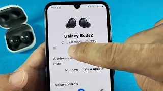 Samsung Galaxy A15 setup with Galaxy buds