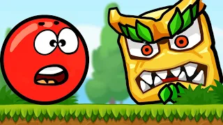 Новый КРАСНЫЙ ШАР ЧАСТЬ#7 Мультик ИГРА Bounce Red Ball 1 на канале Мистер Игрушкин