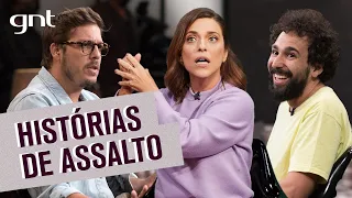 Julia Rabello e Murilo Couto relembram situações tensas em assaltos | Que História é essa, Porchat?