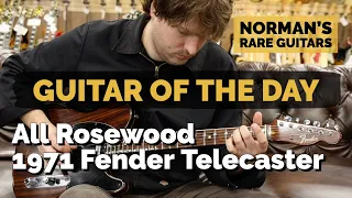 Guitar of the Day: 1971 Fender All Rosewood Telecaster | Norman's Rare Guitars