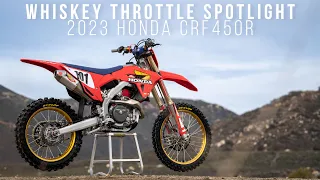 2023 Honda CRF450R 80's Factory Race Team Throwback Budget Build - Whiskey Throttle Spotlight