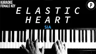 Sia - Elastic Heart 𝗙𝗘𝗠𝗔𝗟𝗘 𝗞𝗘𝗬 Slowed Acoustic Piano Instrumental Cover Lyrics