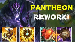 THE NEW PANTHEON REWORK IS ACTUALLY CRAZY, HE IS A TANK NOW