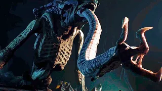 Giant Alien King Xenomorph Destroys Everyone Scene (2023) 4K ULTRA HD