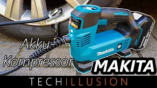 🔥DER NEUE MAKITA 18V Akku Kompressor😱  - Makita Akku Kompressor DMP180 im Test - Review & Test