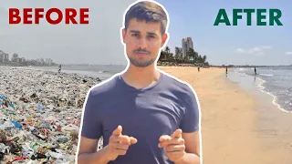 Cleaning 9 million kgs of Trash | Dhruv Rathee Interviews Afroz Shah