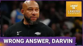 Did Darvin Throw Anthony Davis Under the Bus (Even by Accident)? Plus, Lakers-Nuggets Game 3 Preview