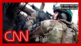 Video captures Russian attack inside Ukrainian trenches