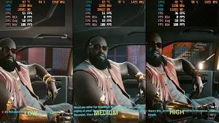 Cyberpunk 2077 Graphics comparison- DELL G7- RTX 2060