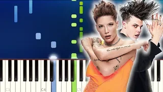 YUNGBLUD, Halsey - 11 Minutes ft. Travis Barker (Piano Tutorial)