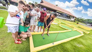 CAMPEONATO DE MINI GOLF VALENDO 3.000 REAIS COM MEUS AMIGOS😲