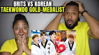 🇬🇧🇰🇷 British Highschoolers VS Korean Taekwondo Gold-Medalist!! (American Couple Reacts)