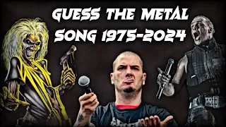 Guess the Metal Song FROM EACH YEAR (1975-2024) | QUIZ