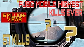 PUBG MOBILE HIGHEST KILL EVER I PUBG MOBILE 57 KILLS? 57 KILL 2020 PUBG🔥🔥 SOLO VS SQUAD I LIKE PAN