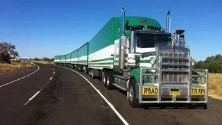 Грузовые автопоезда в Австралии Road Trains Australien