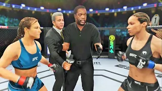 Miesha Tate vs Marion Reneau Full Fight - UFC 4 Simulation