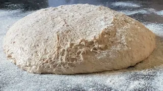Хлеб на свежем стартере из Древней Закваски👍К ЭЛИНЕ❤️🎥из Архива
