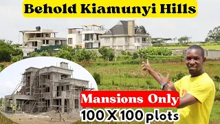 Touring KIAMUNYI HILLS Gated Community with State of the Art Mansions Only