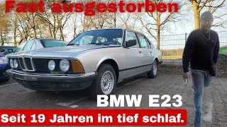 BMW E23 der Beste? 19 Jahre geschlafen. Garagenfund. Was ist er Wert! Wertanlage.. fast.