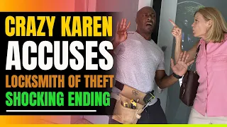 Crazy Karen Accuses Black Locksmith Of Breaking Into House. Shocking Ending