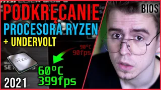 JAK PODKRĘCIĆ PROCESOR? Jak zmniejszyć temperatury CPU? Stabilne FPS? 😲 Optymalizacja CPU w BIOS AMD