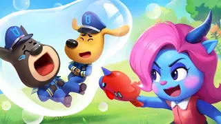 Laughter Bubbles | Safety Tips | Educational Cartoons for Kids | Sheriff Labrador New Episodes