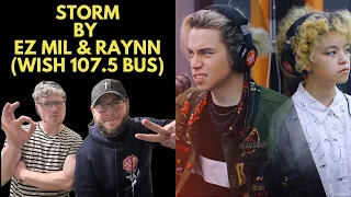 STORM (Live On Wish 107.5 Bus) - EZ MIL & RAYNN (UK Independent Artists React) THEY WORK SO WELL!!